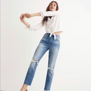 MADEWELL HIGH-RISE SLIM CROP BOYJEAN